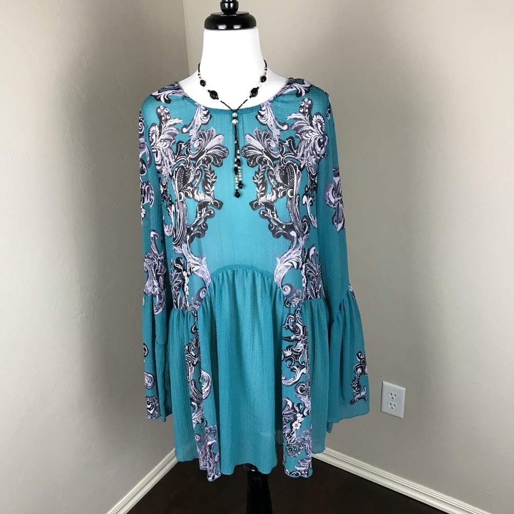 NWT!! Free People Jade Casual Tunic/Slip Dress - Picture 7 of 7